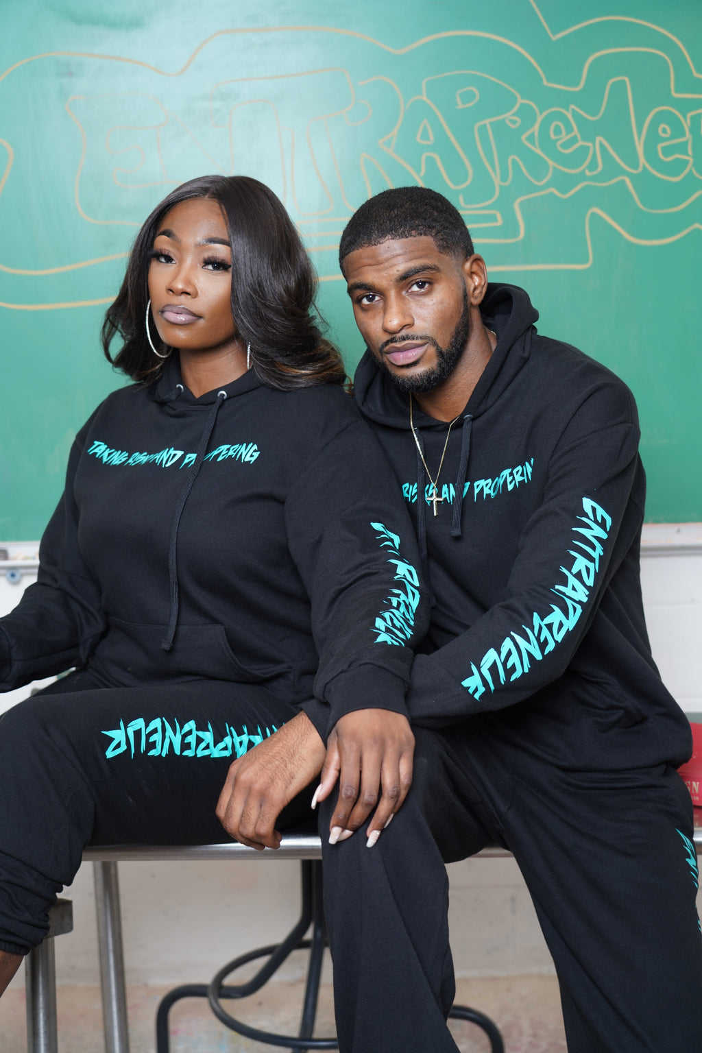 Black EnTRAPreneur Cozy Hoodie